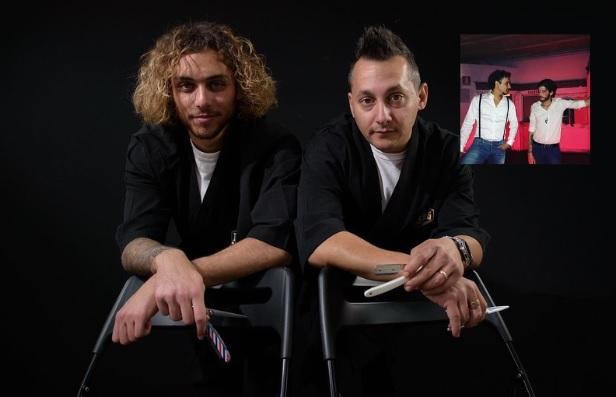 
	Nella foto grande, da sinistra, Federico Ledesma e Salvatore Francolino; nel riquadro Alessandro Ledesma e Marco Del Rosso in un momento felice insieme&nbsp;

