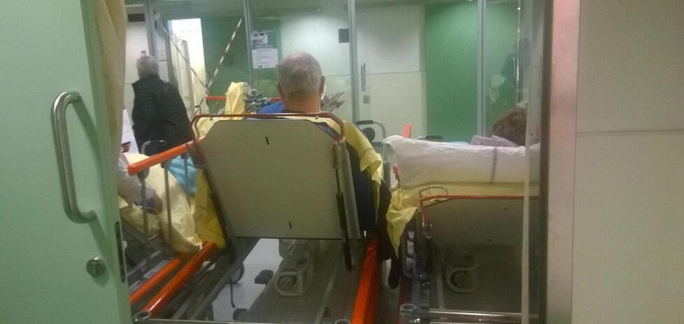 Pazienti in attesa al pronto soccorso (foto d’archivio)