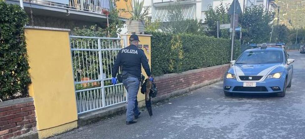 La Polizia nella zona dell’incidente