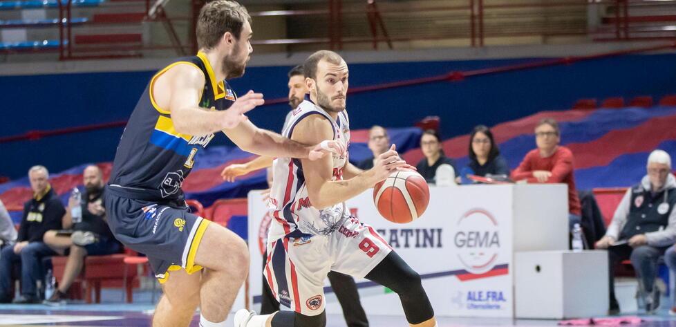 Un’azione della Gema al Palaterme (foto Nucci)