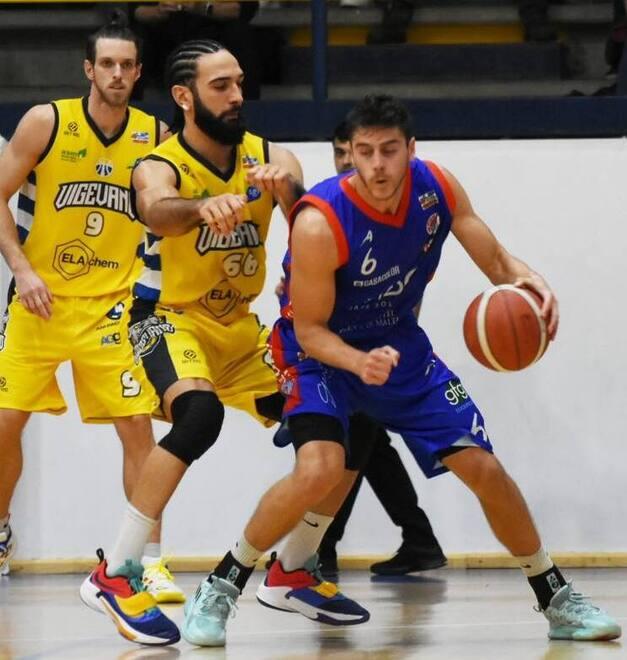 Il numero 6 degli Herons, il nuovo acquisto Chiera è stato determinante con Gallarate (foto Facebook)