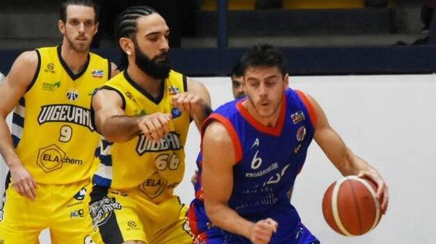 Il numero 6 degli Herons, il nuovo acquisto Chiera è stato determinante con Gallarate (foto Facebook)