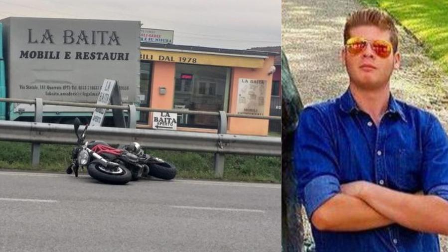 Incidente mortale a Quarrata, perde la vita un motociclista di 22 anni