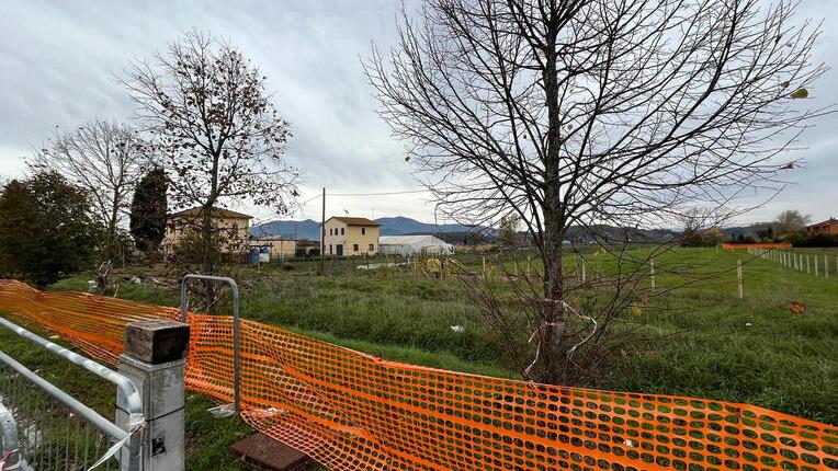 Il cantiere dei nuovi orti sociali (Foto Franco Silvi) 