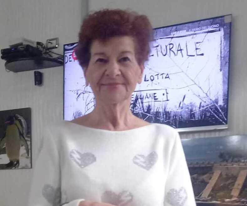 La signora piombinese Giuliana Righini