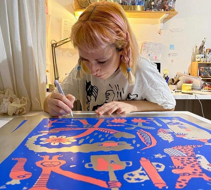 Modena Noemi Vola disegna e racconta l’avventurosa vita di un lombrico 