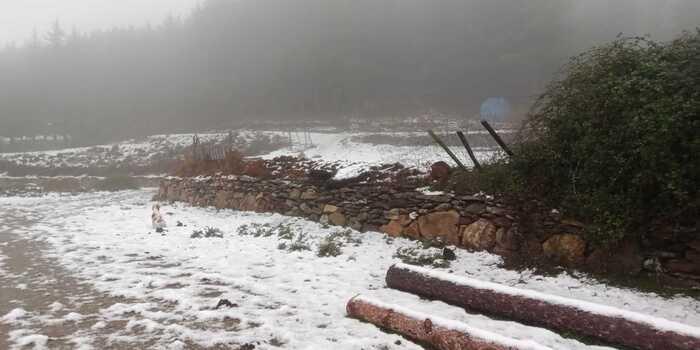 Prima neve di stagione in Sardegna, Gennargentu imbiancato