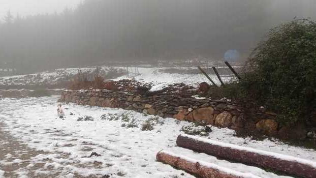 Prima neve di stagione in Sardegna, Gennargentu imbiancato