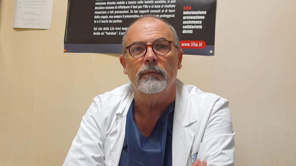 Il primario di Malattie Infettive Spartaco Sani