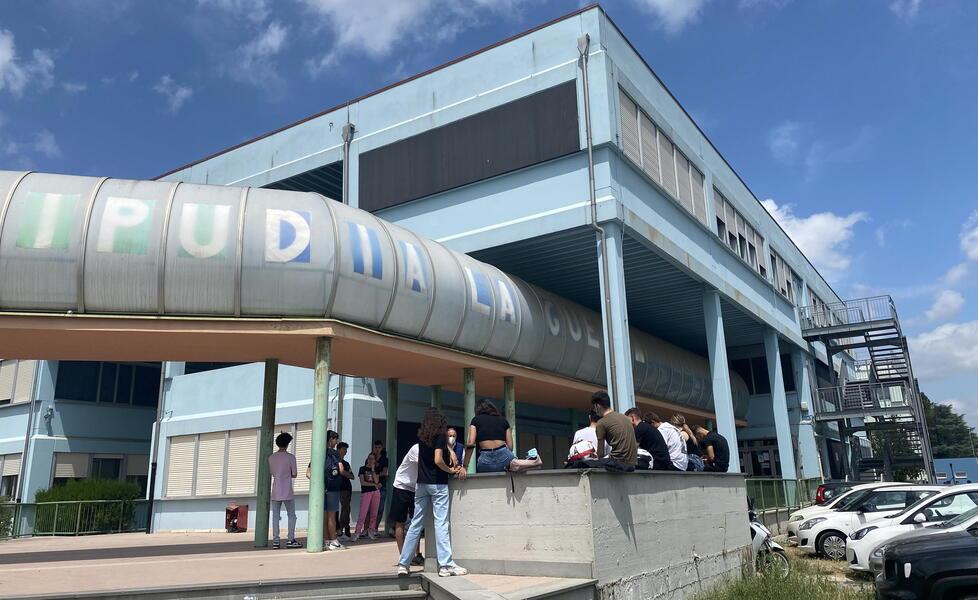 Uno scorcio del liceo XXV Aprile di Pontedera