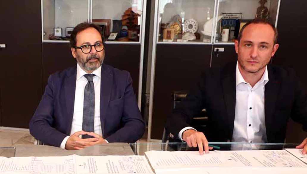 Il sindaco Francesco Persiani e l’assessore Marco Guidi