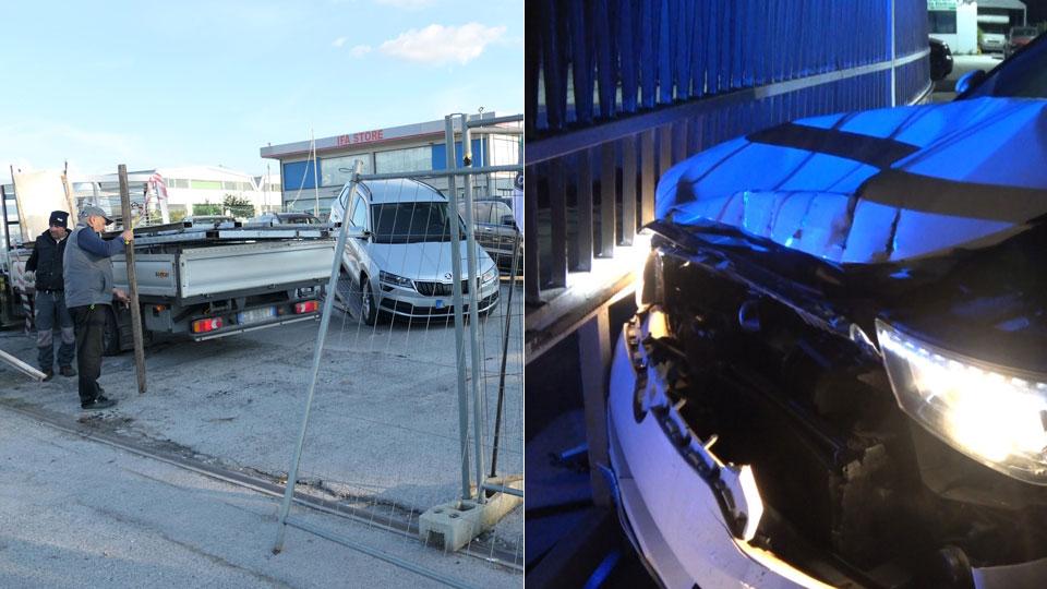 Ladri alla concessionaria Larini di Massarosa: con un’auto spaccano il cancello e fuggono con una Mercedes