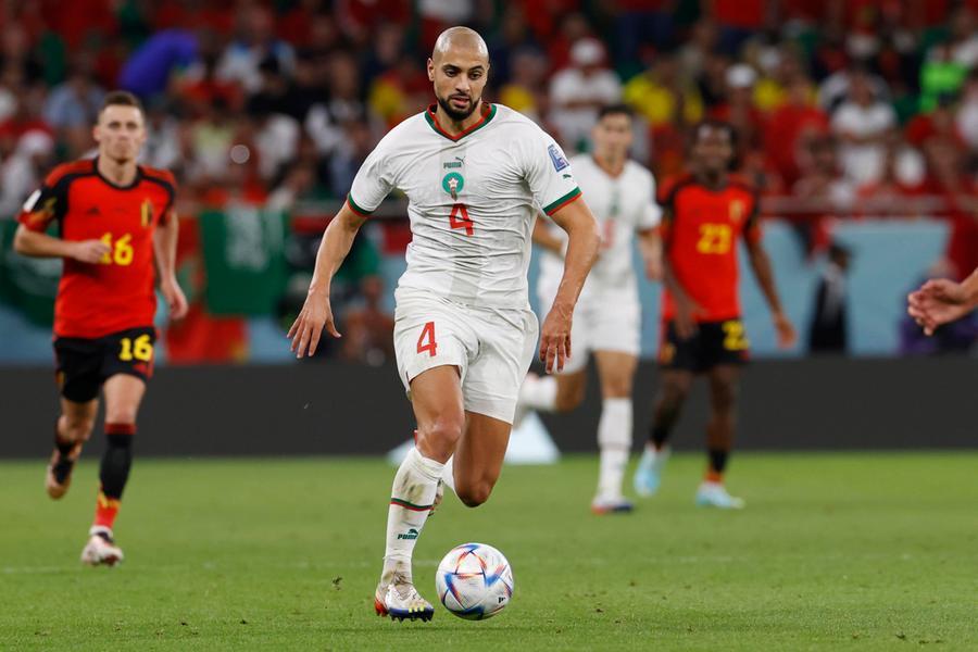 
	Sofyan Amrabat, 26 anni ha giocato in tutte e tre le gare

