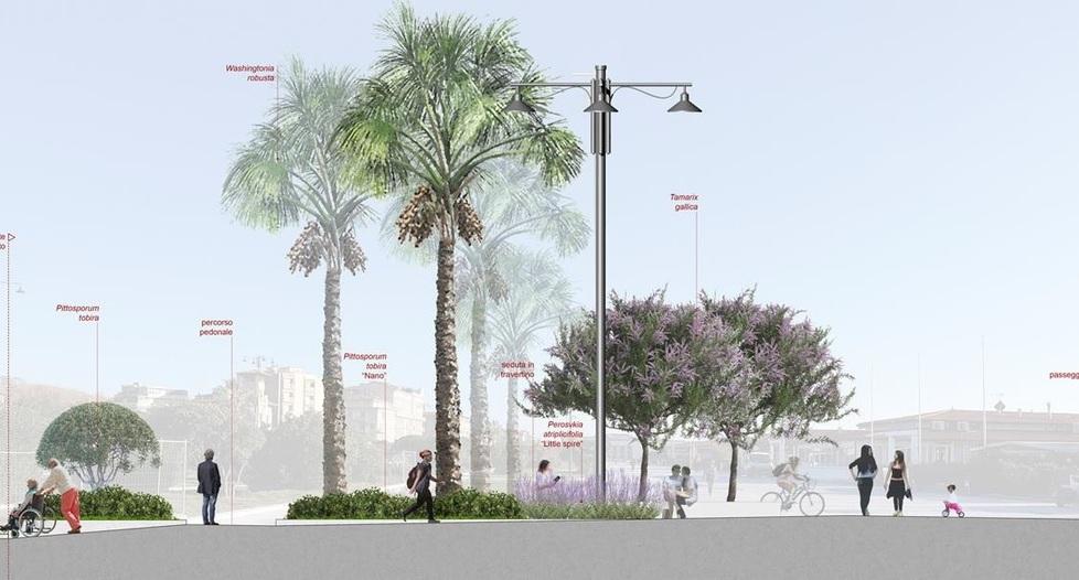 Terrazza della Repubblica, via la vegetazione attuale: verrà sostituita