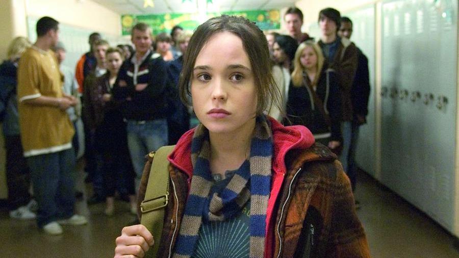 
	L&rsquo;attrice Ellen Page, protagonista del film Juno diretto da Jason Reitman che racconta la storia di una studentessa che resta incinta


