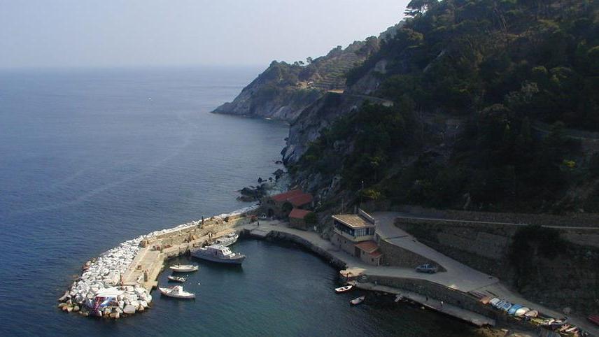Una veduta del porto di Gorgona