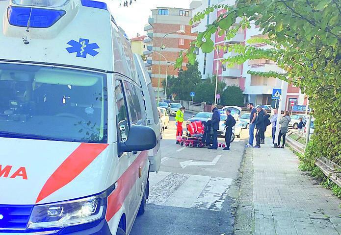 Sassari, donna investita in via Mossa 