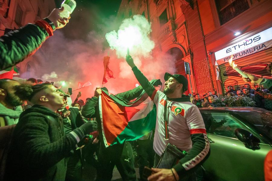 Il Marocco va ai quarti di finale, festa a Ferrara e Cento