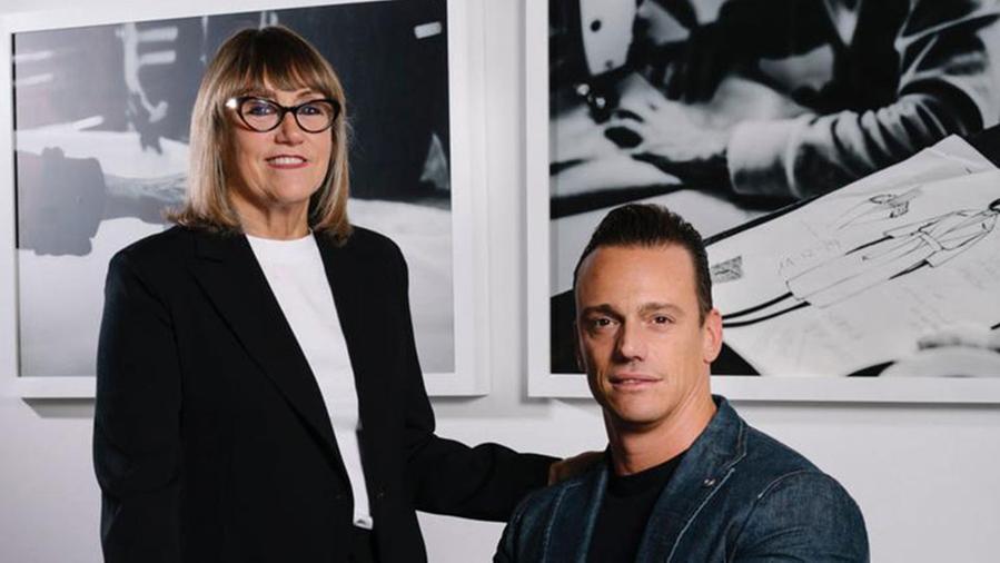 L’ad della Antonelli Firenze Marco Berni insieme ad Enrica Antonelli, seconda generazione della famiglia