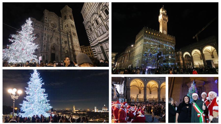 A Firenze è già Natale. E sull’Arengario canta anche il sindaco