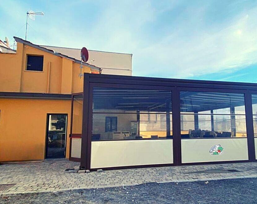 Una veduta esterna della nuova Club House
