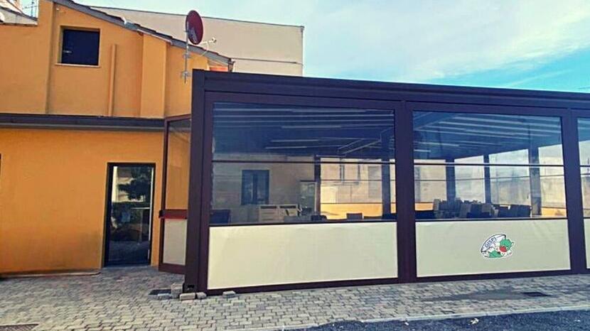 Una veduta esterna della nuova Club House