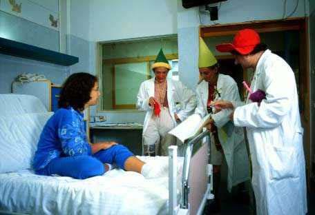 
	Un progetto di Clownterapia in un ospedale (foto d'archivio)


