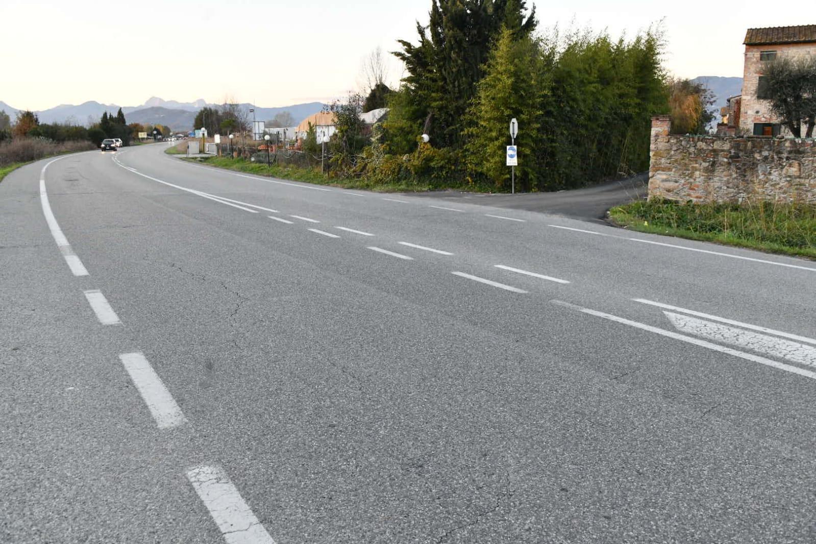 Il punto su via Chelini dove sarà realizzata la nuova rotatoria