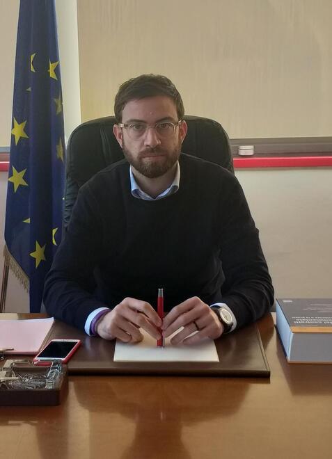 Il sindaco di Agliana Luca Benesperi