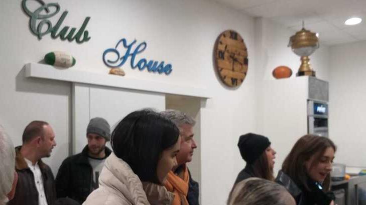 La scritta che campeggia all’ingresso del locale