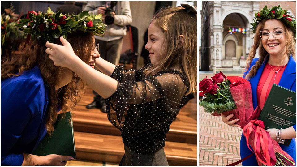 Da mamma teenager a dottoressa, il sogno di Antonietta si avvera: si laurea in infermieristica con 110