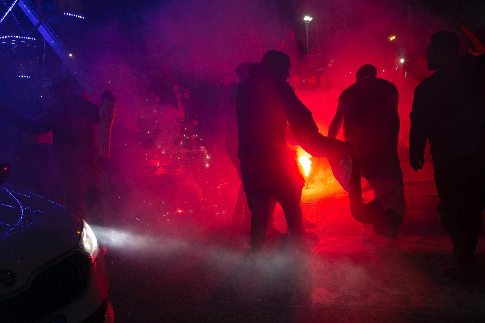 Un momento della festa in piazza della Repubblica (foto Daniele Stefanini/Silvi)