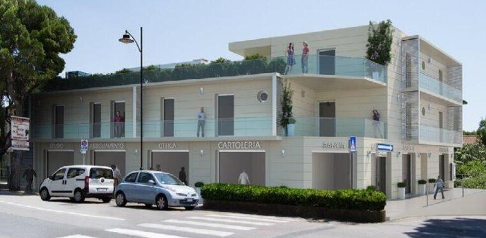 Il rendering dell’edificio