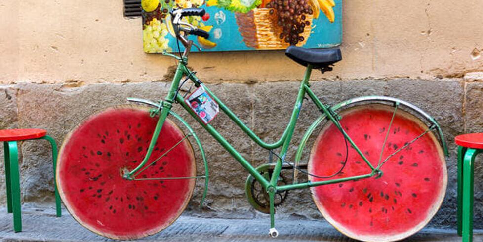 La bicicletta cocomero era in Borgo de Greci da quasi vent’anni