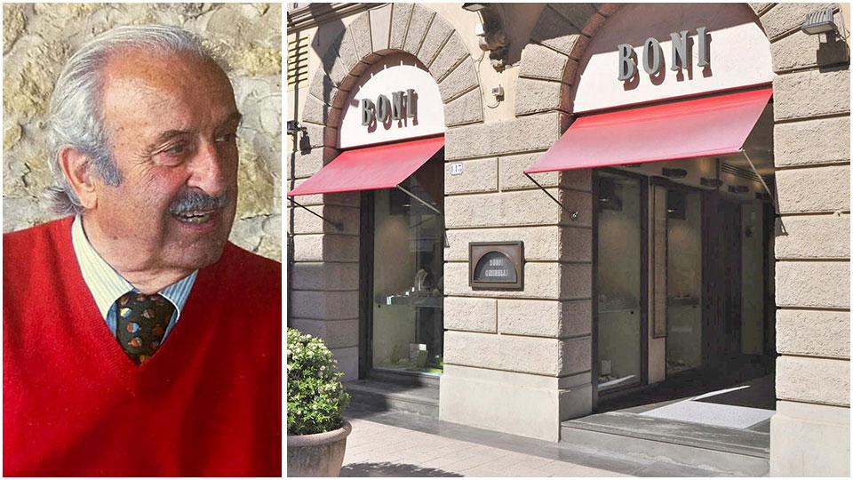 Morto a 84 anni Enio Boni storico gioielliere e orafo