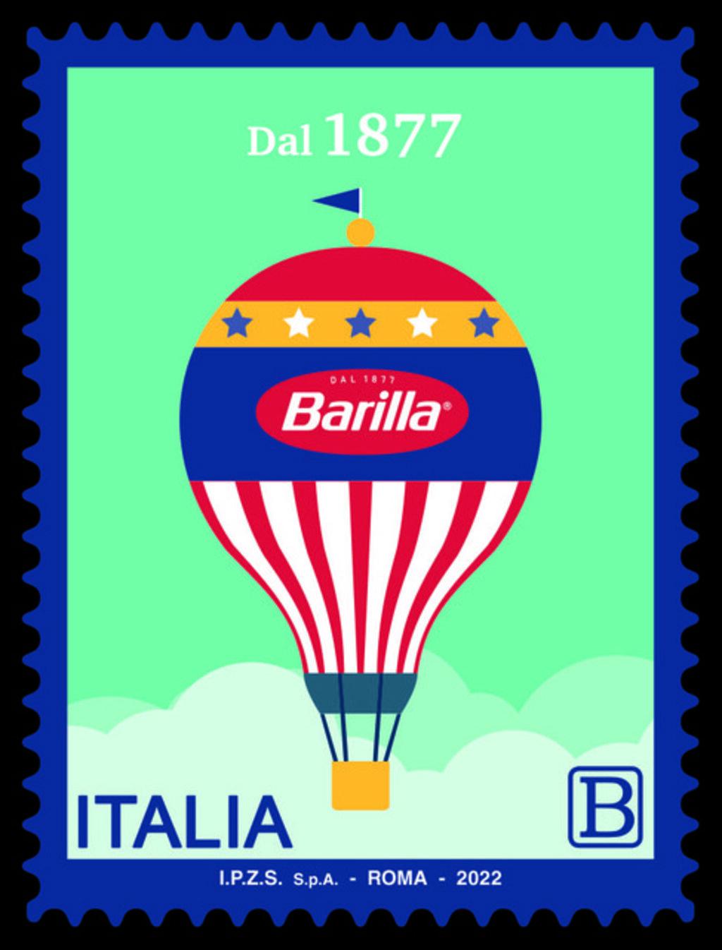 Francobollo per i 145 anni di Barilla, tra cibo e innovazione