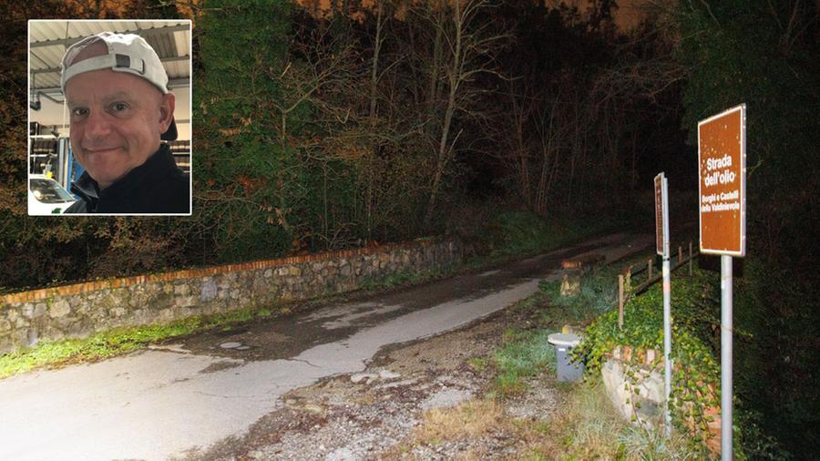
	La vittima e la zona dove &egrave; avvenuto il delitto (foto Nucci)


