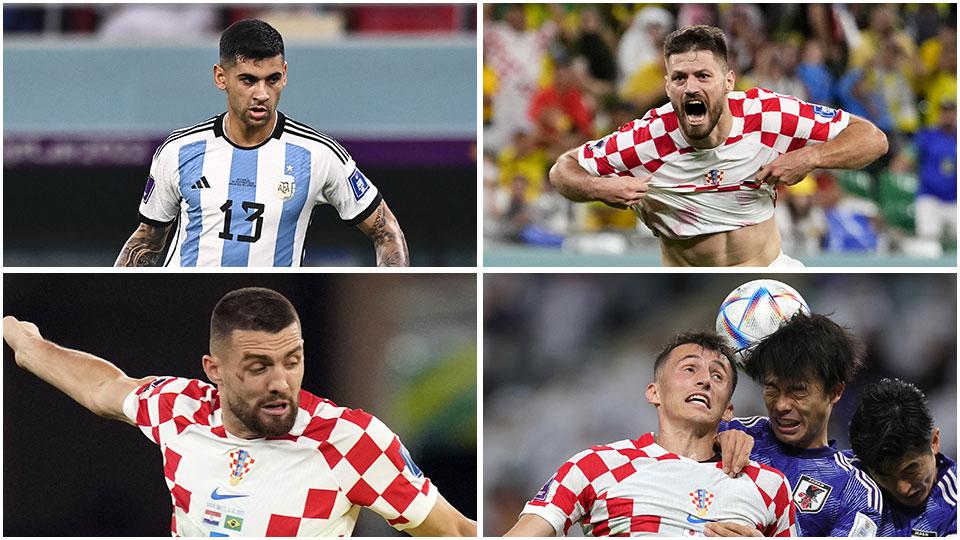 Cristian Romero, Bruno Petkovic, Mateo Kovacic e Ante Budimir