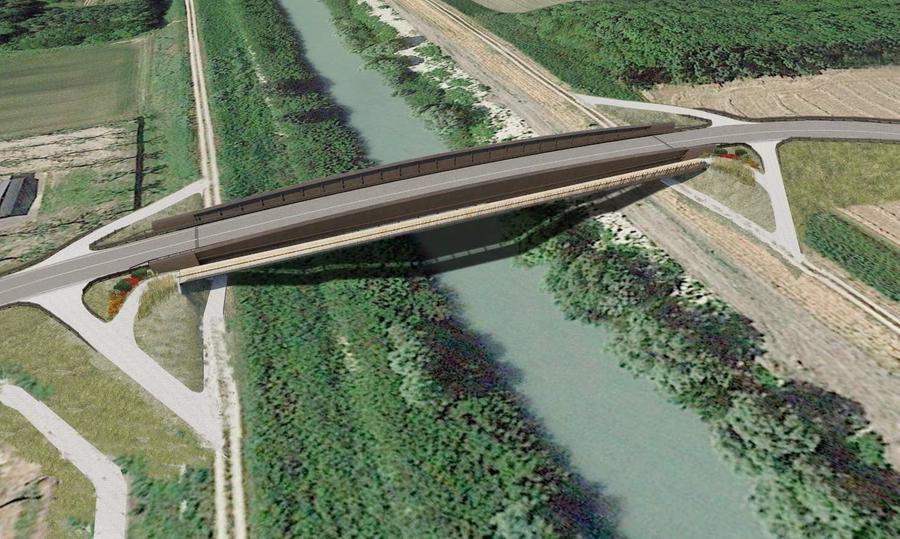 Modena, via libera a un nuovo ponte sul Secchia al passo dell’Uccellino: ecco come sarà