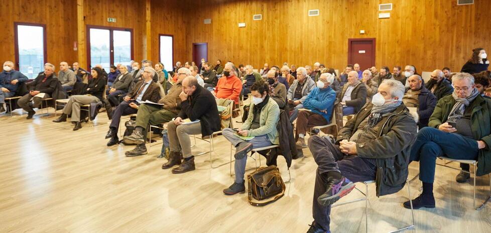 Nelle foto di Autovino la platea al Forum Energia Toscana che si è tenuto ieri alla Vela di Avane