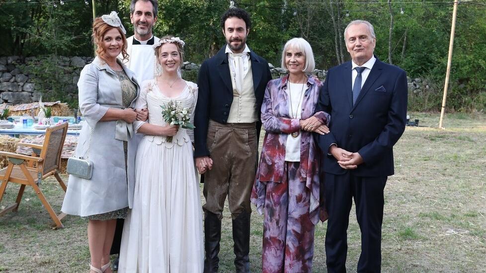 Il cast di attori protagonisti della fiction “Se mi lasci ti sposo”