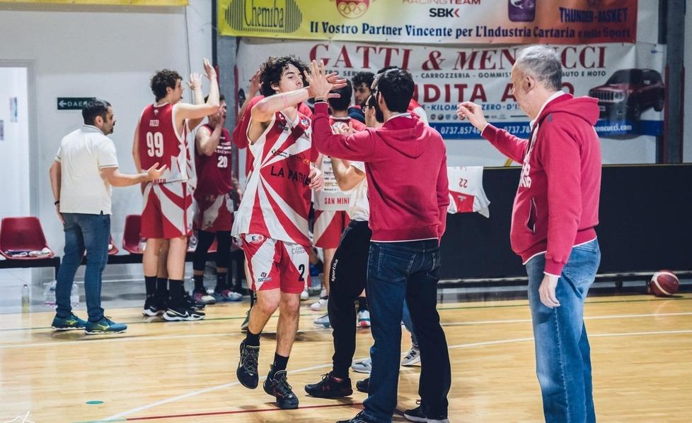 Un momento felice per la pattuglia biancorossa