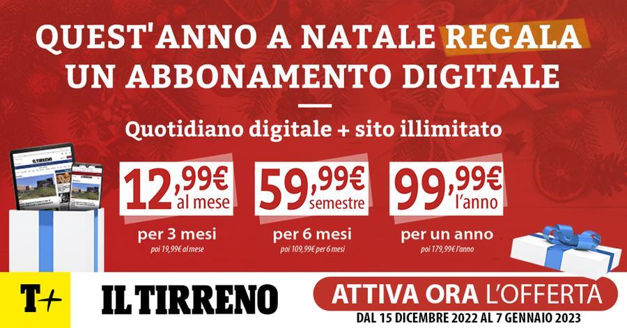 Ecco l’offerta di Natale del Tirreno: approfitta dei prezzi speciali per abbonarti