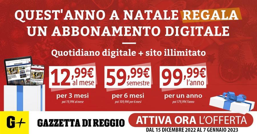 Hai tempo fino al 7 gennaio per regalare o regalarti un abbonamento digitale