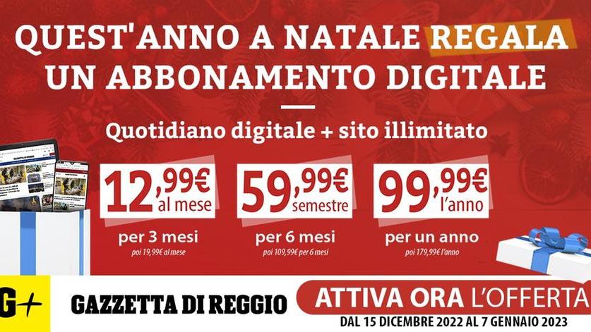 Hai tempo fino al 7 gennaio per regalare o regalarti un abbonamento digitale