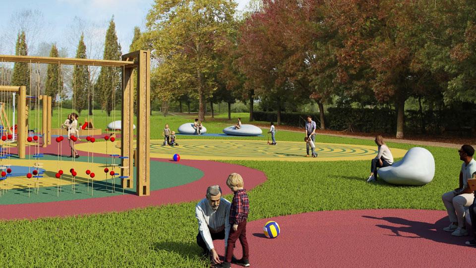 Giochi, sport e nuova ciclabile: così il parco fluviale si rifà il look