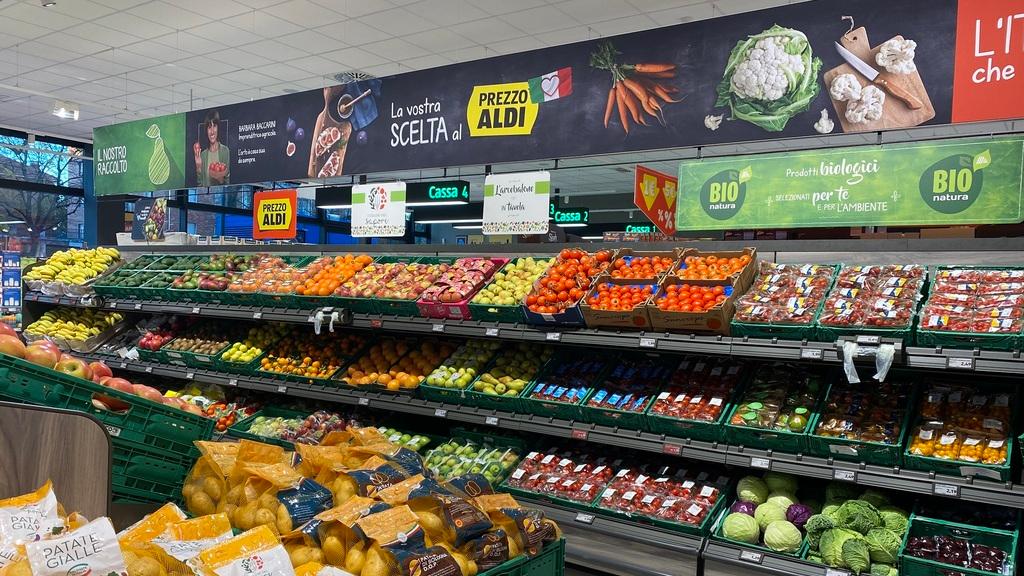 Aldi prosegue espansione in Italia con negozi a impatto zero