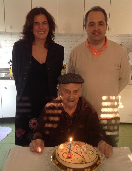 Grande festa per nonno Italo che ha compiuto 103 anni
