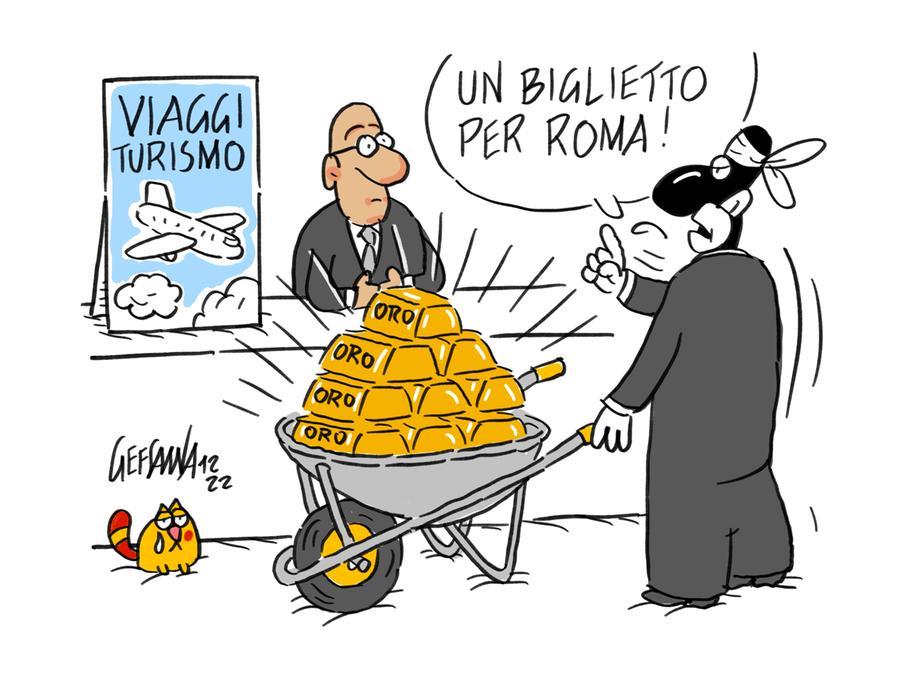 La vignetta di Gef: l’isola meta costosissima