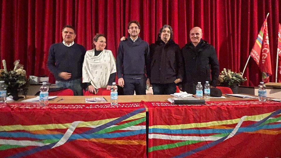 Rinnovati i vertici della Cgil per i chimici: conferma di Persico